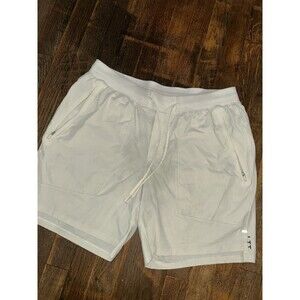 LULULEMON BONE White License To Train Shorts 7" Linerless Men's XL